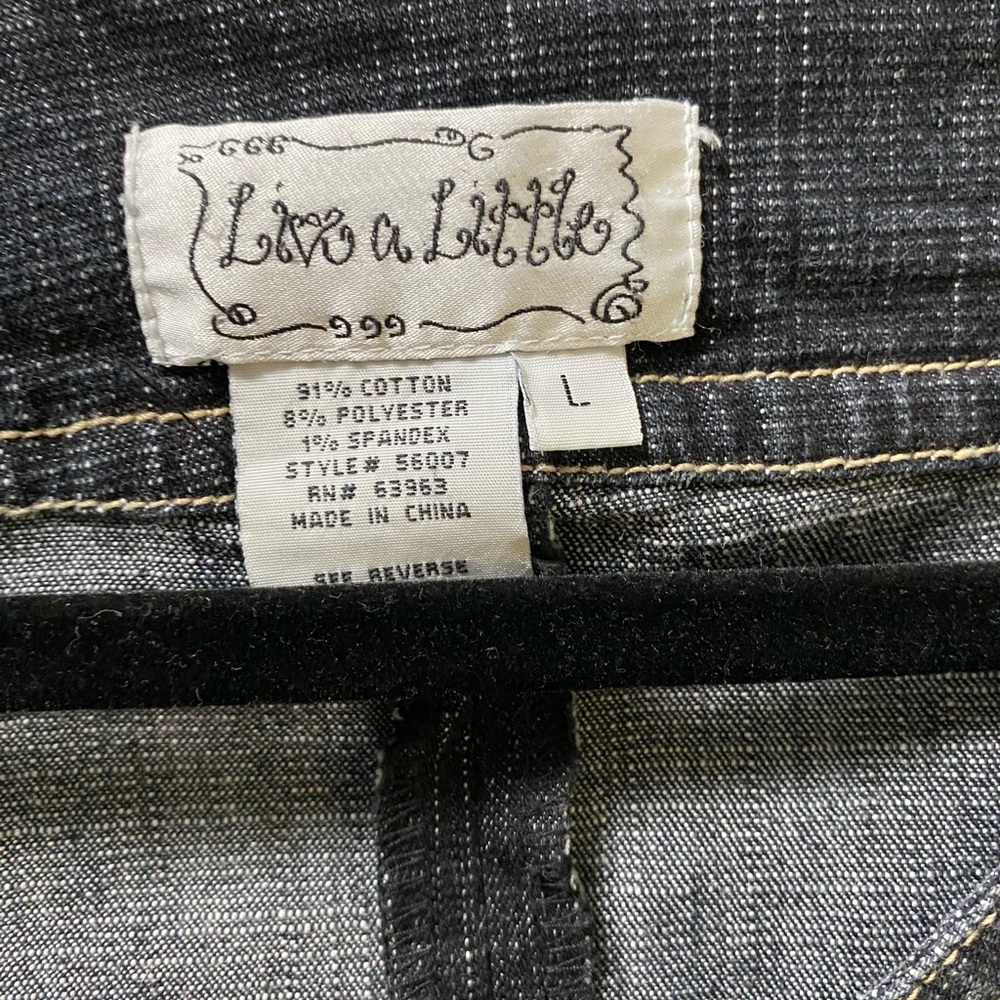 Fancy denim jacket bell sleeves - Picture 3 of 8